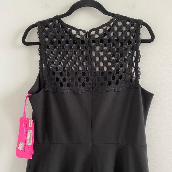 Betsey Johnson Black Dress Size 14 New With Tag - Picture 8 of 9